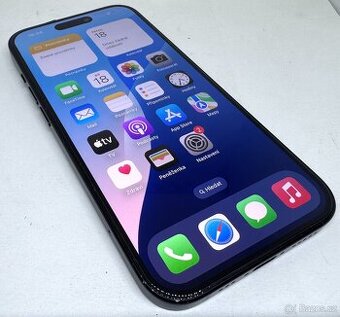 iPhone 15 128GB Black, komplet, baterie 97%, záruka