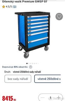 Dílenský vozík gude