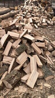 Palivové štípané dřevo, tvrdé, měkké