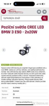 Led marker angel eyes bmw e90