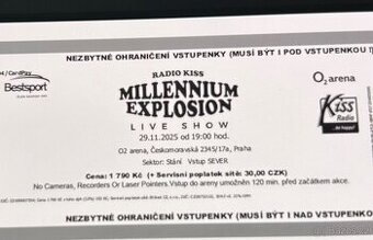 3x vstupenka na Kiss párty