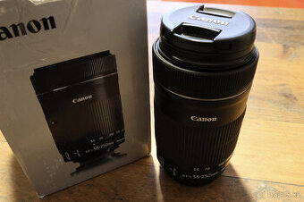 Objektiv Canon EF-S 55-250mm f/4-5.6 IS STM + ET-63