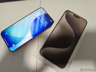 Apple iPhone 15 Pro Max 256GB natural tit. CZ- rok záruka