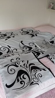 NOVÉ POVLEČENÍ..z mikroplyše na dvě postele..