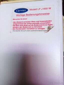 Mrazak carrier velky vnitřní prostor