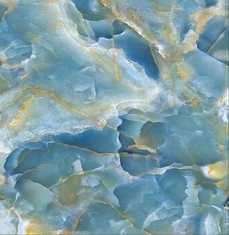 Tapeta vzor Mramorový dekor v modrozeleném provedení