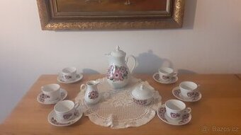 porcelánový servis - retro