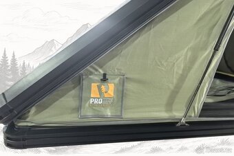 Střešní stan na auto celohliníkový  PROOFF Vichren s montáží