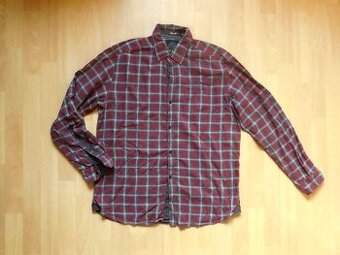 pánská S.Oliver kostka košile plátno, dl.roll-up ruk, XL-XXL