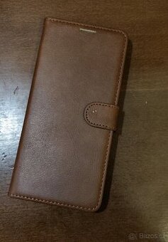 knížkový obal na telefon Redmi Note 9 Pro - hnědý