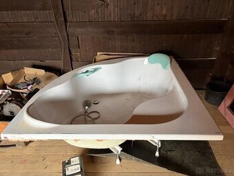 Rohová vana Ravak 150x150, včetně sifonu a nožiček