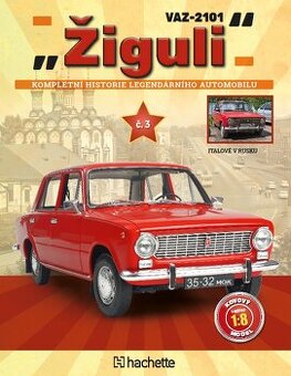 Model vozu Žiguli  - kovový, v měřítku 1:8