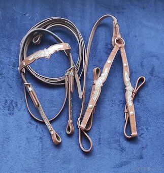 Uzdečka otěže poprsák