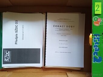 Drážní předpisy, jízdní řády aj. 2