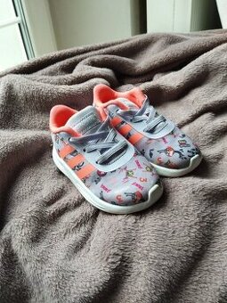 Dětské Adidas lila - oranžové boty vel. 21