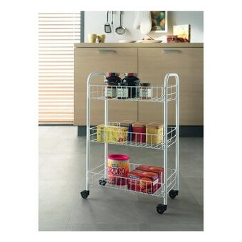 Pojízdný vozík třípatrový