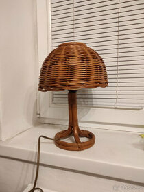 Proutěná stolní lampa - 1