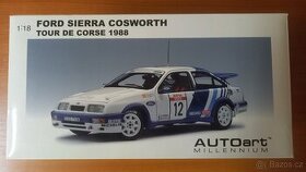Ford Sierra RS Cosworth 1988 Tour de Corse,1/18 Autoart