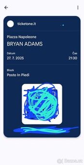 Koncert Bryana Adamsa (+letenky do Talianska)