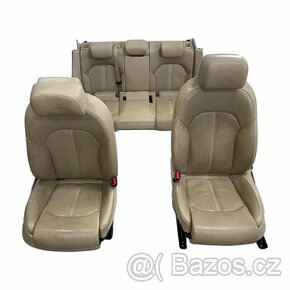 Sedačky béžová kůže Audi A6 C7 4G sedan r.v. 2014