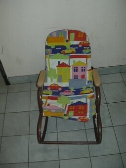 Retro houpací dětské křesílko