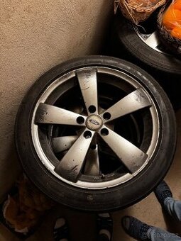 4x Alu kola 5x108 R17 + 4x pneu Tomket 205/50ZR17