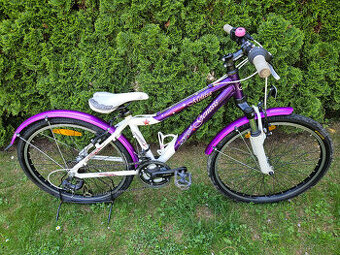 24" dívčí horské hliníkové kolo GENESIS, rám 14" od 125 cm