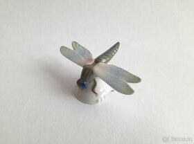 Starožitná porcelánová figurka vážky - ROSENTHAL - 1