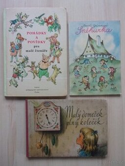 3x STARÁ DĚTSKÁ KNIHA - POHÁDKY, POVÍDKY, LEPORELO