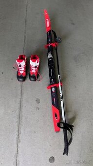 Set dětské běžky 130cm Atomic + boty + hůlky
