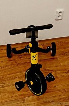 KIK Trike Fix Mini běžecká 3v1 s pedály žlutá