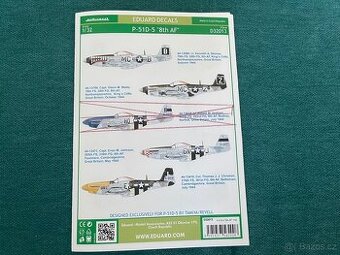 Obtisky P-51 1:32 - 1