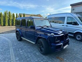 Mercedes-Benz Klasa G AMG 65 vyměnit za bagr, nasadit buldoz