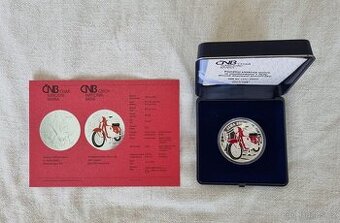 Stříbrná mince Jawa 250 ČNB PROOF