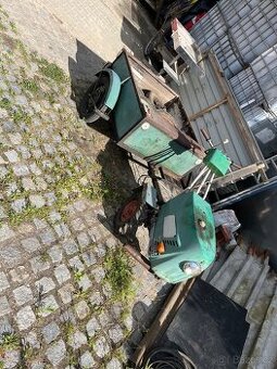 Traktůrek fréza Manet plné funkční pojízdný