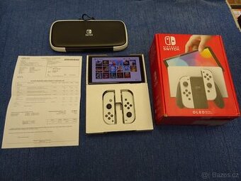Herní konzole Nintendo Switch OLED záruka 10/2026