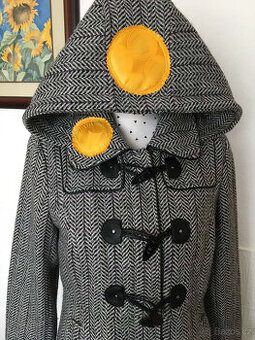 Trochu POMERANČE - zimní kabát