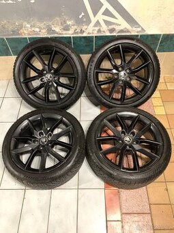 Alu kola Škoda R18 5X112 ZÁNOVNÍ ZIMNÍ PNEU 225/40 R18 GEMIN