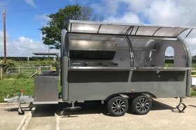 4m Food truck, Pojízdná prodejna , Stánek , Gastro Přivěs