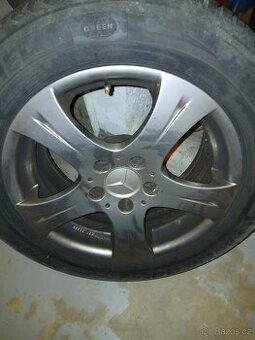 DISKY+PNEU MICHELIN 215/55/16 ZIMNÍ, MERCEDES