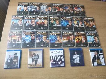komplet JAMES BOND 1-20 + 5x blu-ray (D.Craig) cz dabing