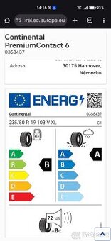 Continenta Premiumcontact 6l 235/50 R19 103V XxL