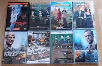 ORIGINÁLNÍ DVD 52ks -500kč