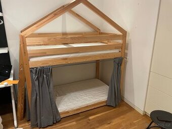 Dětská palanda 160x80cm vč. matrací