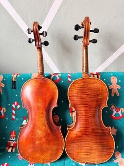 Dva staré housle z pozůstalosti