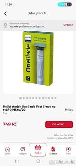 Holící strojek philips