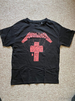 Triko Metallica, černé, vel. S, CROPP, jako NOVÉ