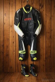 🏍️ Kožená moto kombinéza 4SR + boty Sidi