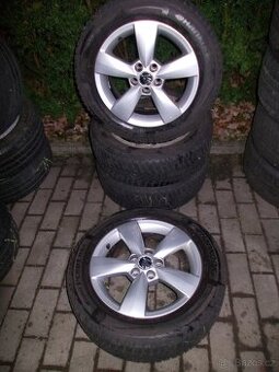 5x100 R15 orig. ŠKODA  s PNEU 185/60R15 ZIMA