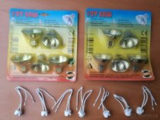 Halogenová žárovka 12V 50W 10ks a 7ks patic G4